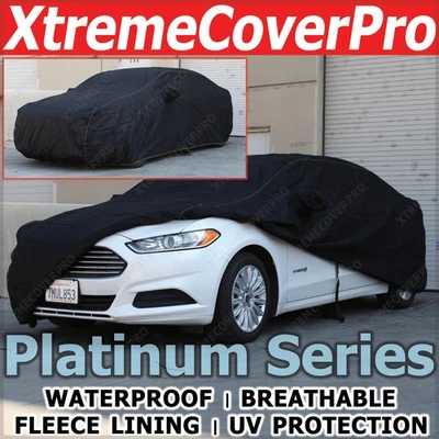 1999 2000 2001 2002 2003 2004 2005 Pontiac Grand Am WATERPROOF CAR COVER BLACK - Image 1 of 4