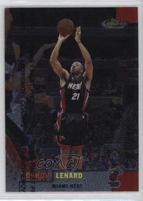 1999-00 Topps Finest Voshon Lenard #196 - Image 1 of 2