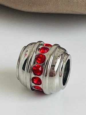 Charm Morellato Con Cristalli Rossi Linea Drop - Immagine 1 di 4