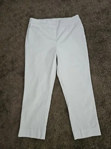 Chicos Damen weiß schlankmachende Cropped Hose Chicos Größe 2 (8/10) - Bild 1 von 3