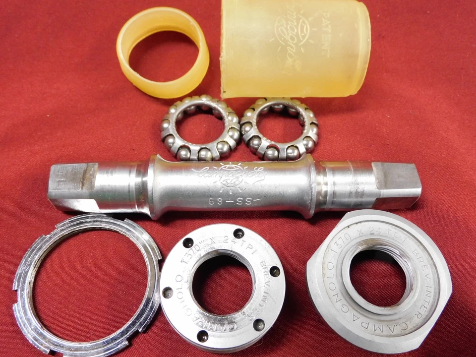 Campagnolo 1046/A Nuovo Record BB  1.37" x 24 English 68-SS 115 mm Spindle - Image 1 of 4