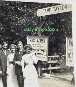 ca.1912 Rural Marin County, Kalifornien CAMP TAYLOR Near Lagunitas Gate SNAPSHOT - Bild 1 von 6