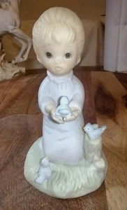 Lefton China Love And Special Friends Are Blessings That Never End Figurine 60B - Picture 1 of 4