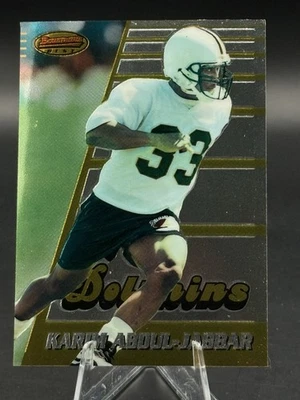 1996 Bowman's Best Football Card #155 Karim Abdul-Jabbar Rookie IT1032 - Image 1 of 2