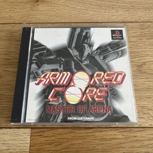Armored Core Master of Arena PS1 Japanese Complete 2-disc Case & Manual - Picture 1 of 5
