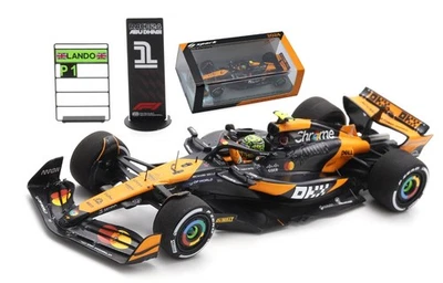 Spark S9568 McLaren MCL38 #4 Winner Abu Dhabi GP 2024 - Lando Norris 1/43 Scale - Image 1 of 4