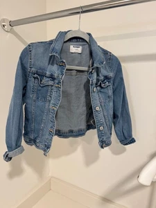 Old Navy Jean Jacket Girls Large 10-12 Blue Denim - Picture 1 of 2