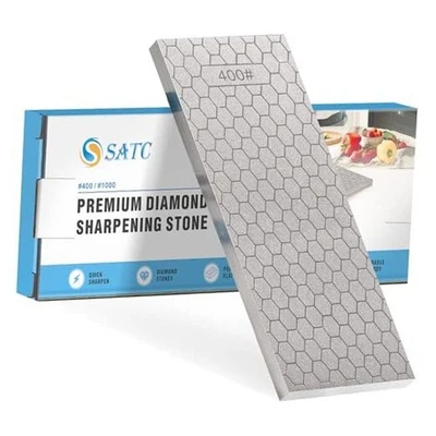  Piedra de afilar diamante grano 2 lados 400/1000 placa de diamante grano 400 y 1000 Foto 1 de 4