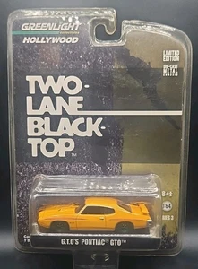 2012 Greenlight Hollywood CHASE Two Lane Blacktop G.T.O.’s Pontiac GTO 1:64 - Foto 1 di 4