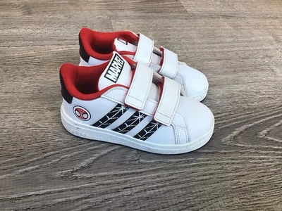 Baby Adidas - Grand Court X Marvel Spider-Man - IF9893 Shoes Size 8K Spider Kids - Image 1 of 4