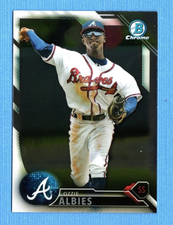 2016 Bowman Chrome Prospects #BCP110 Ozzie Albies Atlanta Braves - Image 1 of 1