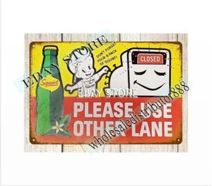 Enjoy Squirt drink please use other lane metal tin sign collectible garage ideas - Picture 1 of 4