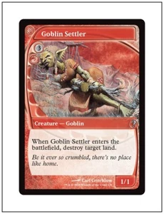 1x Goblin Settler, Future Sight Frame, Mystery Booster 2, MTG NM - Picture 1 of 1