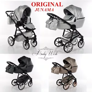 JUNAMA TERMO LINE EKO V2 BABY PRAM 2in1, 3in1 CARRYCOT + CAR SEAT + ISOFIX BASE - Picture 1 of 48