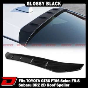 12-20 Fits SCION FR-S TOYOTA GT86 SUBARU BRZ DTO 2D V Roof Fin Spoiler Black - Picture 1 of 6