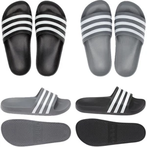 Adidas Sliders Adilette scarpe slide da spiaggia sandali estivi neri - Foto 1 di 21