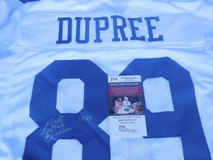 Billy Joe Dupree signed Dallas Cowboys XL jersey w/ Super Bowl JSA COA MSU - Picture 1 of 3