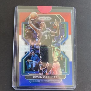 Kevin Garnett 2021-22 Prizm Red White & Blue Prizm #256 Minnesota Timberwolves - Picture 1 of 2