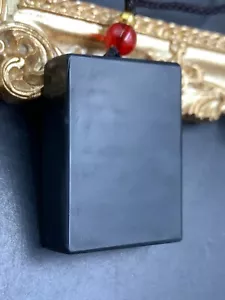 Taqing Nephrit Jade Plakette Anhänger Halskette aus Taschkurgan 22g - Bild 1 von 20