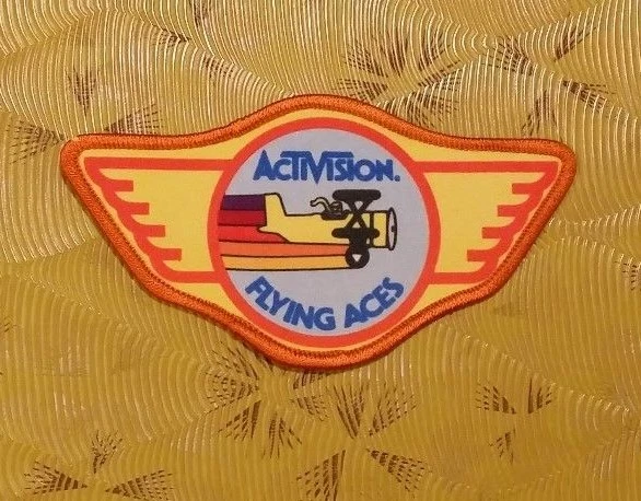 👀🕹~Atari Video Game Vintage 80's Activision Patch - Barnstorming - Flying Aces - Image 1 of 1