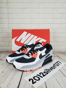 Talla 8.5 Nike Hombre Air Max 90 'Negro Césped Naranja' Negro Césped Naranja DC9845-100 - Imagen 1 de 10