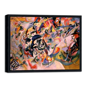 Framed Composition VII, 1913 by Wassily Kandinsky Classic Art Repro Canvas - Picture 1 of 8