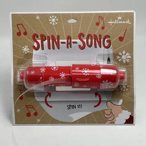 Hallmark Spin-A-Song Christmas Musical Toilet Roll Holder Collectible - Picture 1 of 4