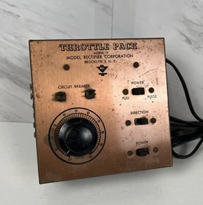 Model Train Transformer By Model Rectifier Corporation Model 3 Throttle Pack - Picture 1 of 4