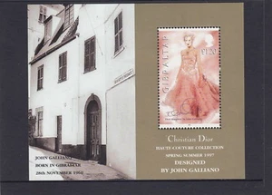 GIBRALTAR 1997 Christian DIOR Spring/Summer Collection 1.20 GBP Minisheet - MNH - Picture 1 of 1