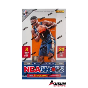 2019-20 Panini Hoops Basketball NBA Sealed Trading Cards 24-Pack Hobby Box - Picture 1 of 3