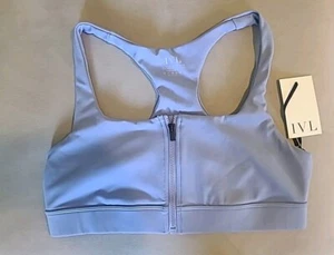 IVL Collective Checkered Zip Sports Bra Hydralux Sz 10 - Picture 1 of 4
