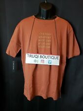 Nike Air Jordan MJ Remastered Embroidered Rust T-Shirt Size Small NWT