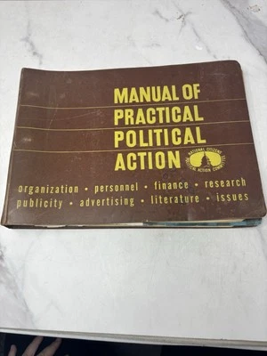 Vintage Manual Of Practical Political Action + Various Clippings Articles - Image 1 of 4