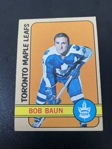 BOB BAUN #134 1972-73 Topps Hockey Free Comb Ship - Note Condition - Picture 1 of 2