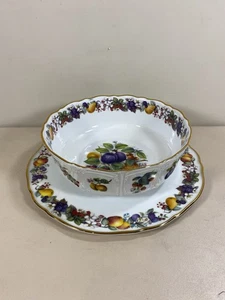 Gloria Bayreuth Bavaria Center Fruit Bowl w/Large Under Plate Platter Exc. Cond. - Picture 1 of 7