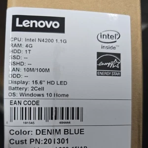 Lenovo IdeaPad 320 15.6" (1TB, Intel Pentium N, 1.1GHz, 4GB) Notebook/Laptop... - Picture 1 of 2