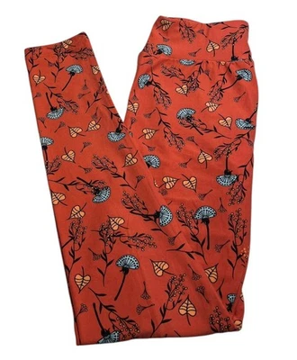 Leggings LuLaRoe OS Talla Única Otoño Melocotón Abstracto Flores Hojas Envío RÁPIDO Foto 1 de 4