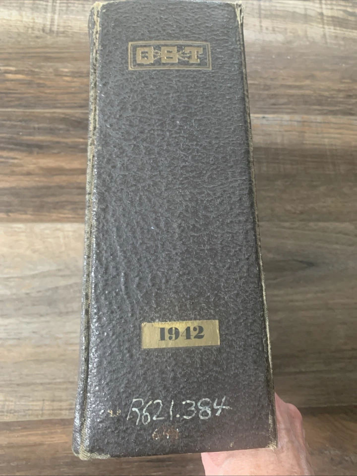 QST 1942 Amateur Radio Magazine Complete 11 Volume Set Hard Bound Book  - Image 1 of 4