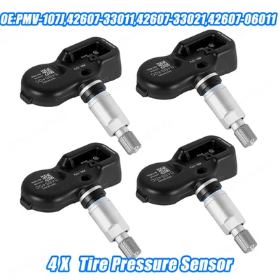4X Sensor de presión de neumáticos genuino TPMS OEM PMV-107J para Toyota FJ Cruiser 07-14 Foto 1 de 4