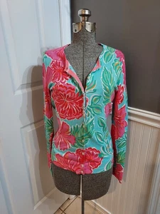 Cárdigan/Suéter Lilly Pulitzer Ls Para Mujer Multicolor Floral Talla M EXCELENTE ESTADO 😊 - Imagen 1 de 7