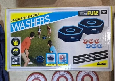 Juego de lavadora deportiva Franklin - (2) objetivos plegables portátiles plegables de 12" x 12" Foto 1 de 2