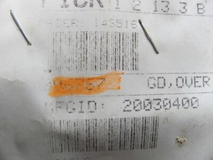 Nuevo de Lote Antiguo Gravely 20030400 Sobre Bloqueo Central Muelle GD - Imagen 1 de 2