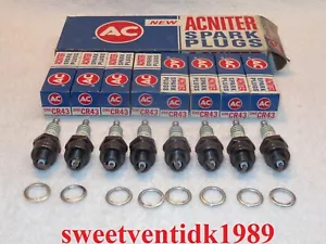 ‘NOS’ AC-CR43 Spark Plugs...‘Acniter ’... 1969-1970 commercial grade Z28 + LT1 - Picture 1 of 12