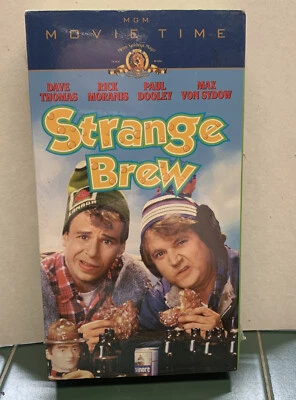 STRANGE BREW DAVE THOMAS, RICK MORANIS VHS MOVIE TIME VHS - Image 1 of 4