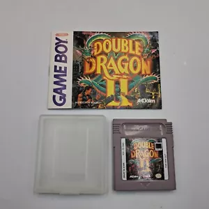 Double Dragon II 2 Nintendo Game Boy Manual Japan Retro Vintage Tested Working - Picture 1 of 3