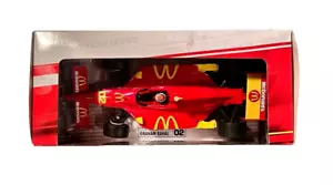 HOT WHEELS 1/24 Diecast GRAHAM RAHAL#02 MCDONALD'S Indy Race Car 2009 Series NIB - Picture 1 of 4