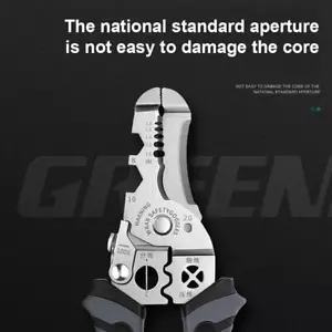 Multifunctional Wire Stripping Pliers Wire Stripping Best Electrician Tool L3A2 - Picture 1 of 9