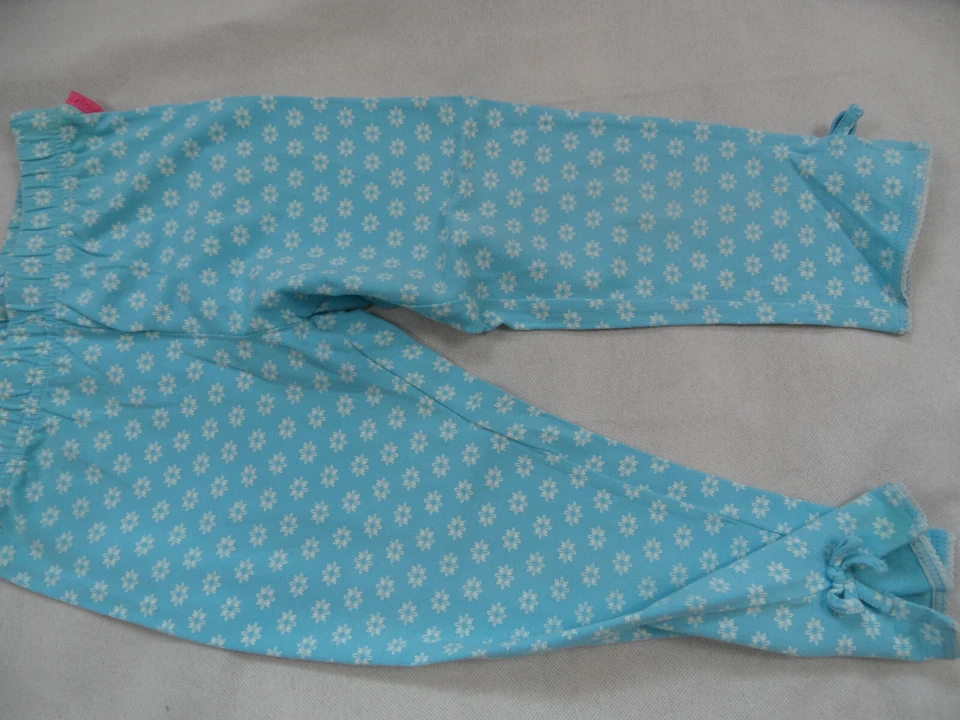 CAKEWALK hermosos leggings 3/4 turquesa con lazos talla 140 EXCELENTE ST719 Foto 1 de 2