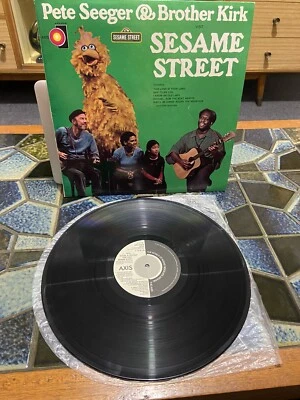 Pete Seeger & Brother Kirk Visit Sesame Street 1974 Vintage Vinyl LP Kids Record - Image 1 of 3