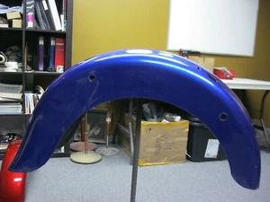 Harley-Davidson OEM FLHR States Blue Pearl Rear Fender 59579-97MR - Picture 1 of 11